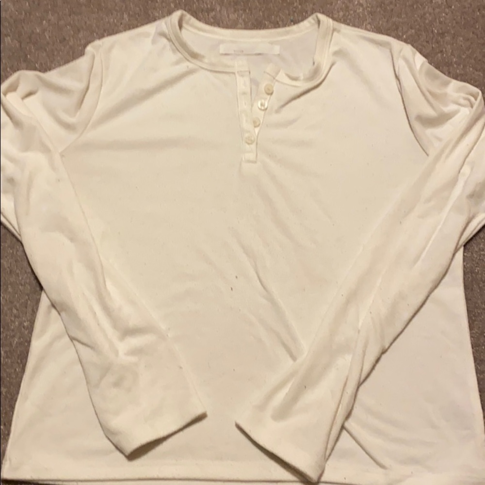 White long sleeve shirt